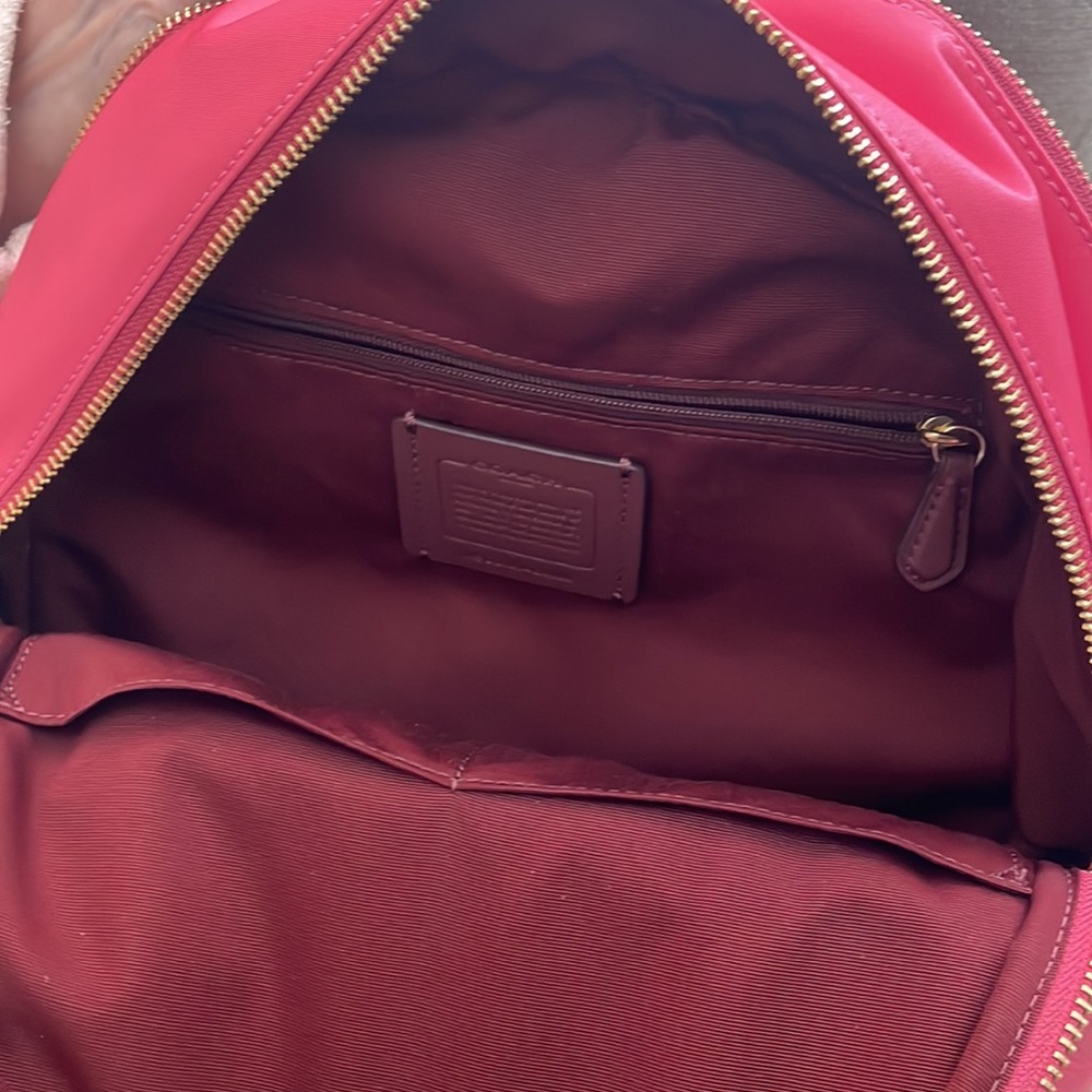 Hot pink Coach Backpack - Picture 5 of 6